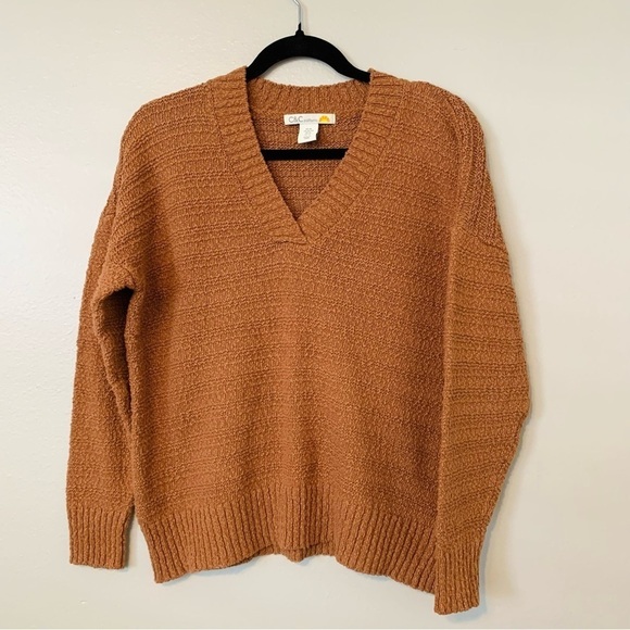 C&C California V-neck Pullover Sweater - Picture 1 of 6